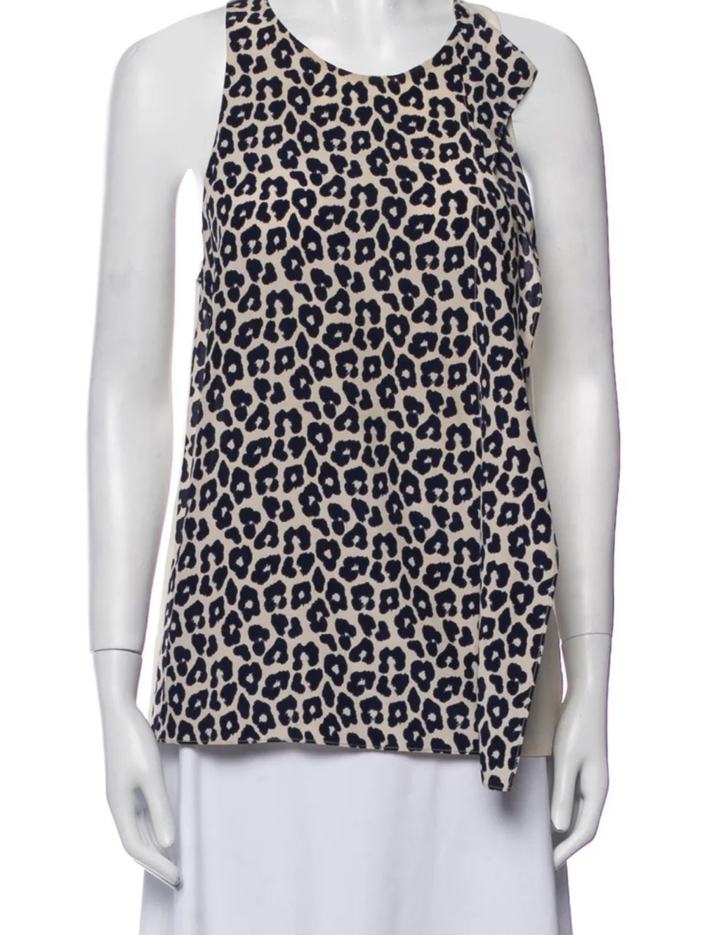 3.1 Phillip Lim 100% Silk Leopard Print Tank | Size 2